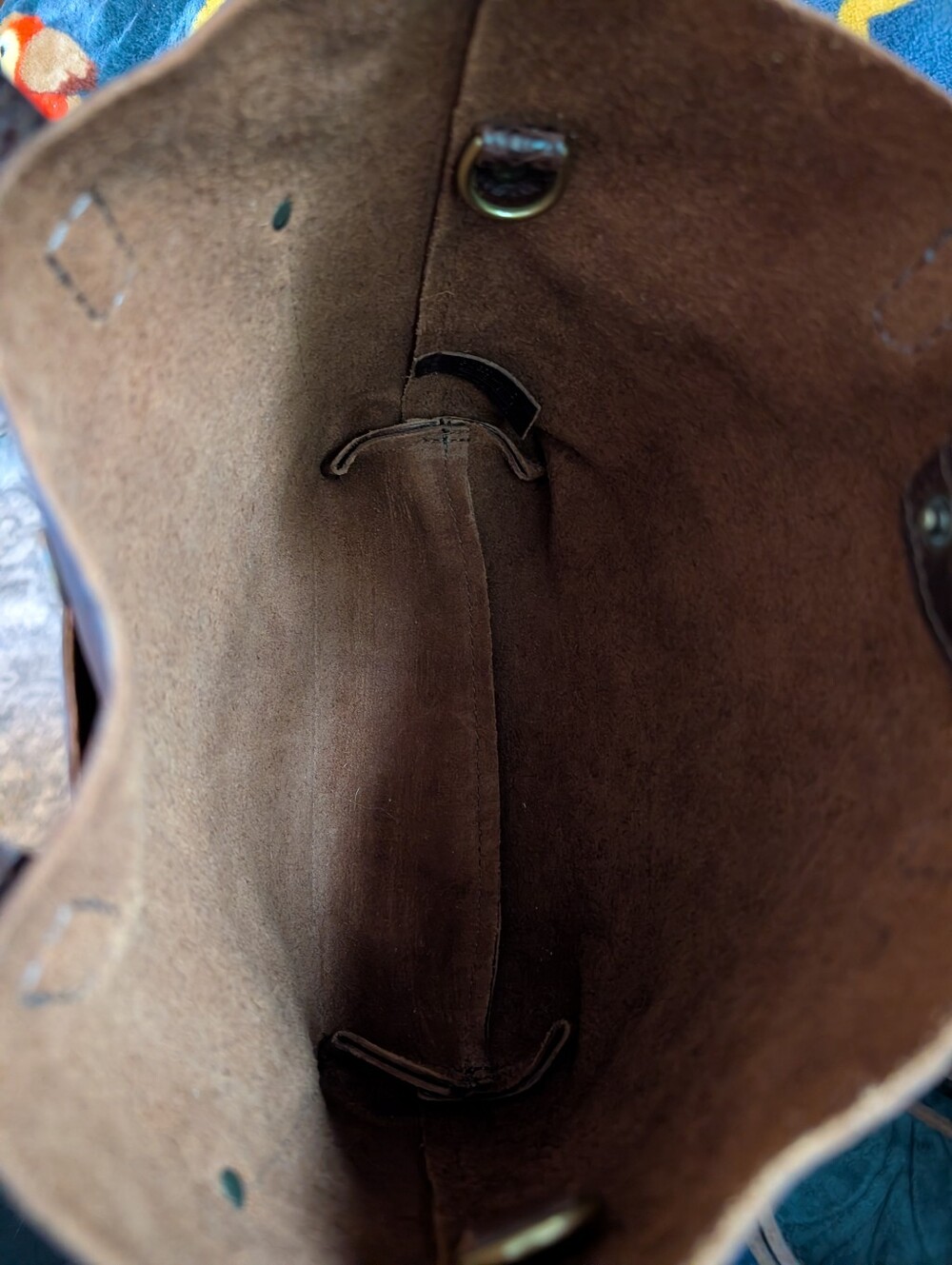 Portland Leather Mini Crossbody In Coldbrew - Picture 3 of 5